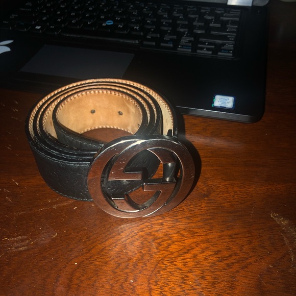 Gucci Other - Black Leather Gucci Belt